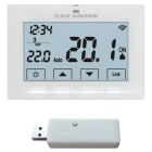 GABARRON - Cronotermostato de ambiente CTM21 WIFI con conexión Wifi con G CONTROL HUB USB