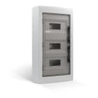 GAESTOPAS - Armario de superficie 36(12x3) módulos con puerta ahumada