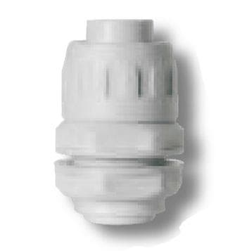 INTERFLEX - Racor recto RPM DN20 M25 PVC gris