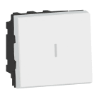 LEGRAND - Cruzamiento Mosaic EasyLed - 2 módulos - 10AX- 250 V~ - Blanco