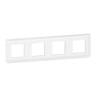 LEGRAND - Placa Mosaic - 4x2 módulos - Horizontal - Blanco