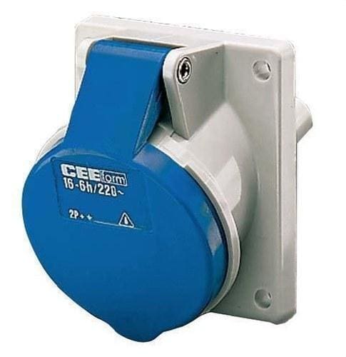 MENNEKES - Base empotrar 1463 2P+T 16A 220V azul