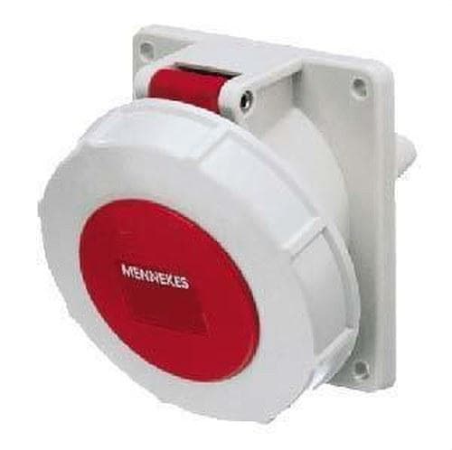 MENNEKES - Base empotrar 209A 3P+N+T 63A 380V rojo