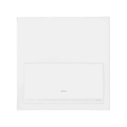 SIMON - Kit frontal SIMON 100 con 1 elemento interruptor regulable blanco mate