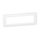 LEGRAND - Placa Mosaic - 8 módulos - Horizontal- Blanco