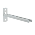 PEMSA - Soporte de 41x21mm, con un ancho de 100mm para bóvedas de túneles, en acero, acabado galvanizado caliente GC.