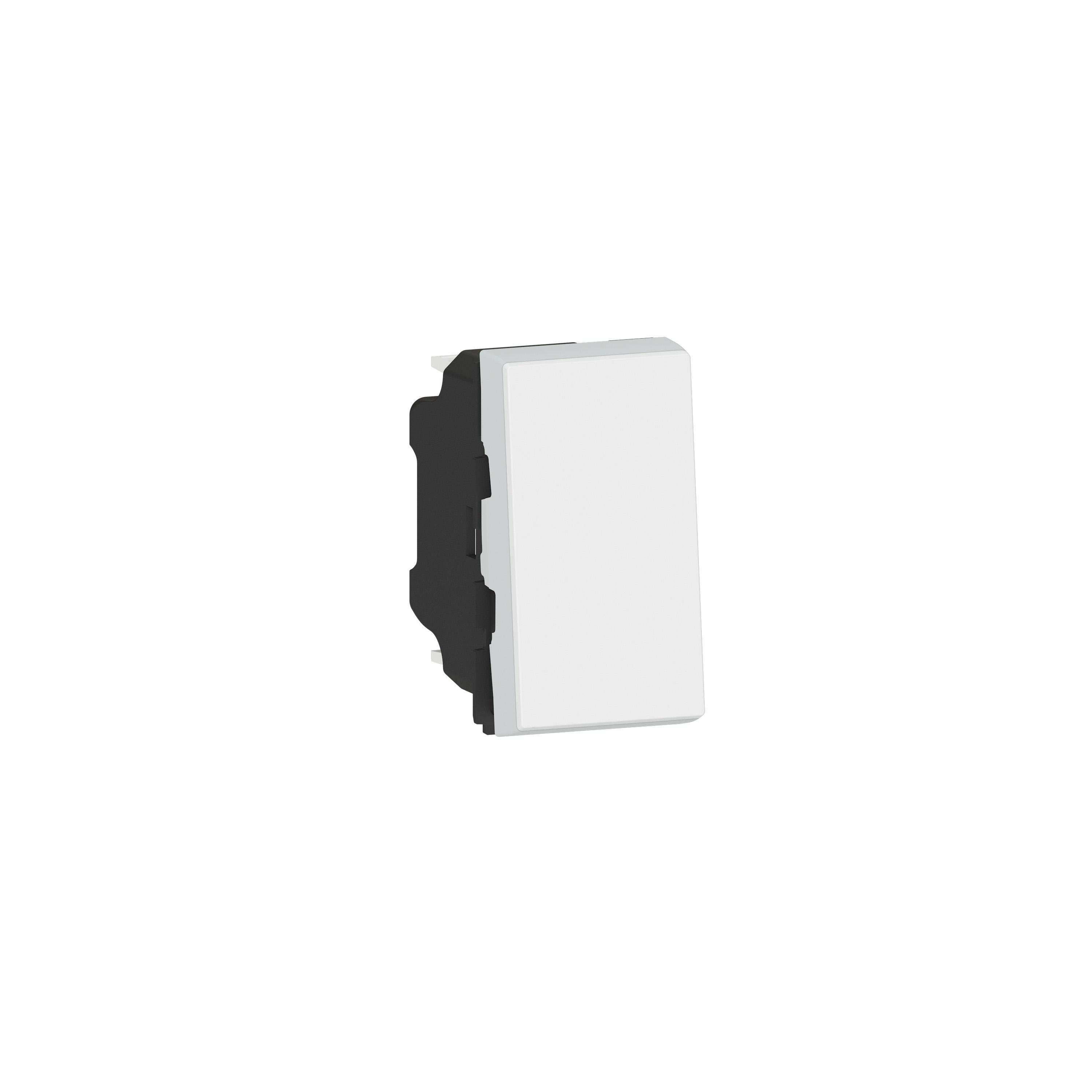 LEGRAND - Interruptor Mosaic EasyLed - 1 módulo, 1 vía - 10AX - 250 V~ - Blanco