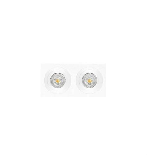 NEXIA - Downlight orientable INOX_S 2xGU10 blanco