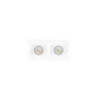 NEXIA - Downlight orientable INOX_S 2xGU10 blanco