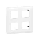 LEGRAND - Placa Mosaic - 2x2x2 módulos - Blanco