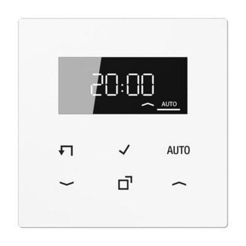 JUNG - Display programador estándar persiana blanco alpino Serie LS material cristal