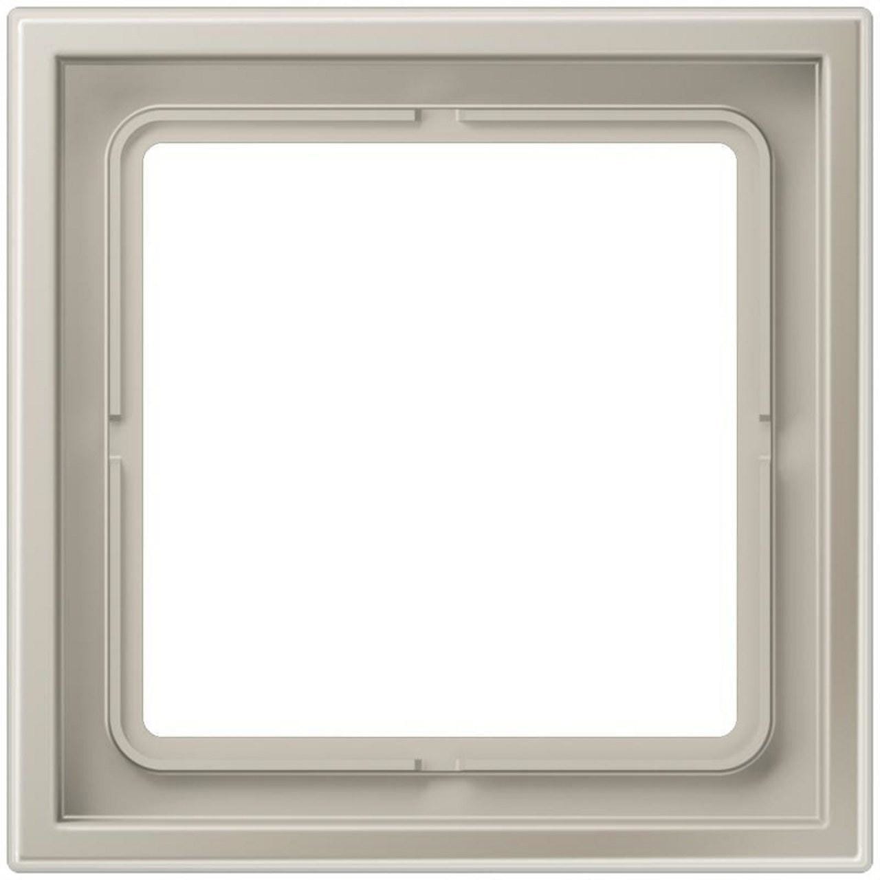 JUNG - Marco simple 81x81mm de la Serie LS ZERO lacado acero termoplástico (a prueba de golpes)