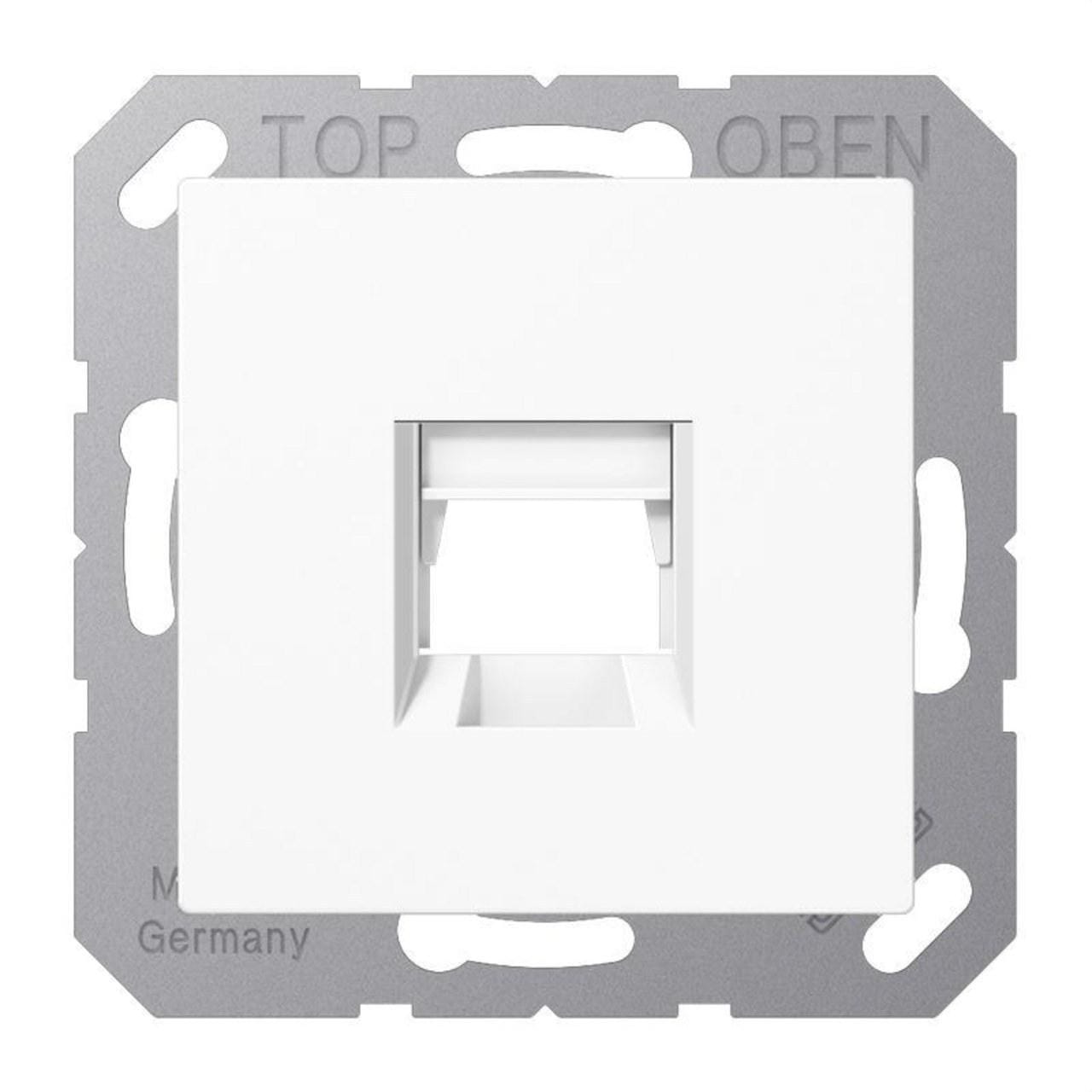 JUNG - Placa modular Jack 1 toma A1569-15WEWW A blanco alpino