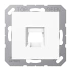 JUNG - Placa modular Jack 1 toma A1569-15WEWW A blanco alpino