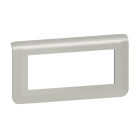 LEGRAND - Placa Mosaic - 5 módulos - Horizontal - Aluminio