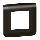 LEGRAND - Placa Mosaic - 2 módulos - Negro mate