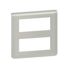 LEGRAND - Placa Mosaic - 2x5 módulos - Aluminio
