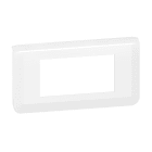 LEGRAND - Placa Mosaic - 4 módulos - Horizontal- Blanco