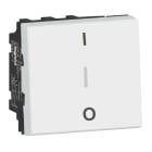 LEGRAND - Interruptor Bipolar Mosaic EasyLed - 2 módulos - 16AX - Blanco