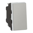 LEGRAND - Conmutador Mosaic EasyLed - 1 módulo - 10AX - Aluminio