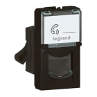 LEGRAND - Base RJ45 C6 FTP Mosaic - 1 módulo - Negro mate