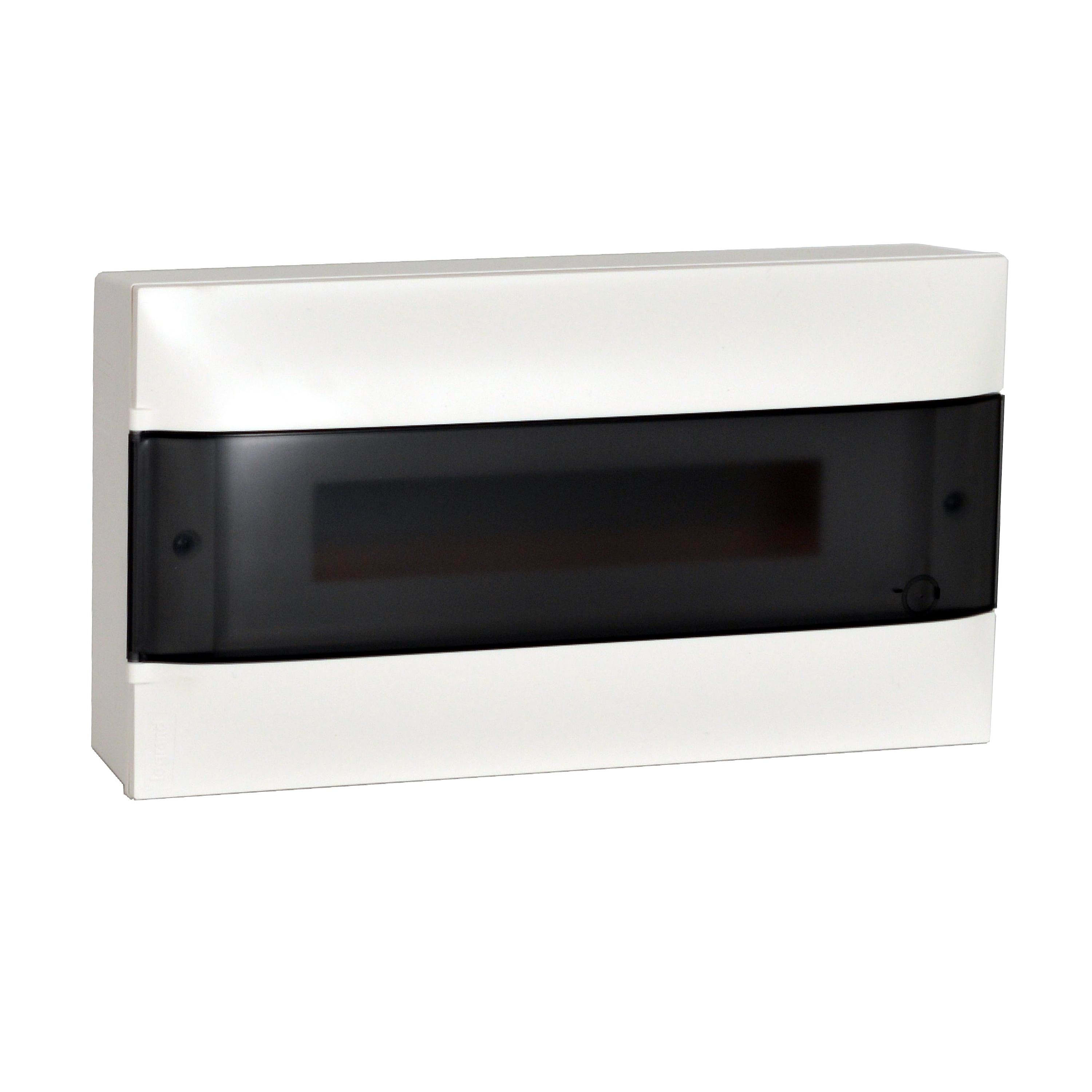 LEGRAND - Caja Superficie Practibox S puerta transparente 1x18mod
