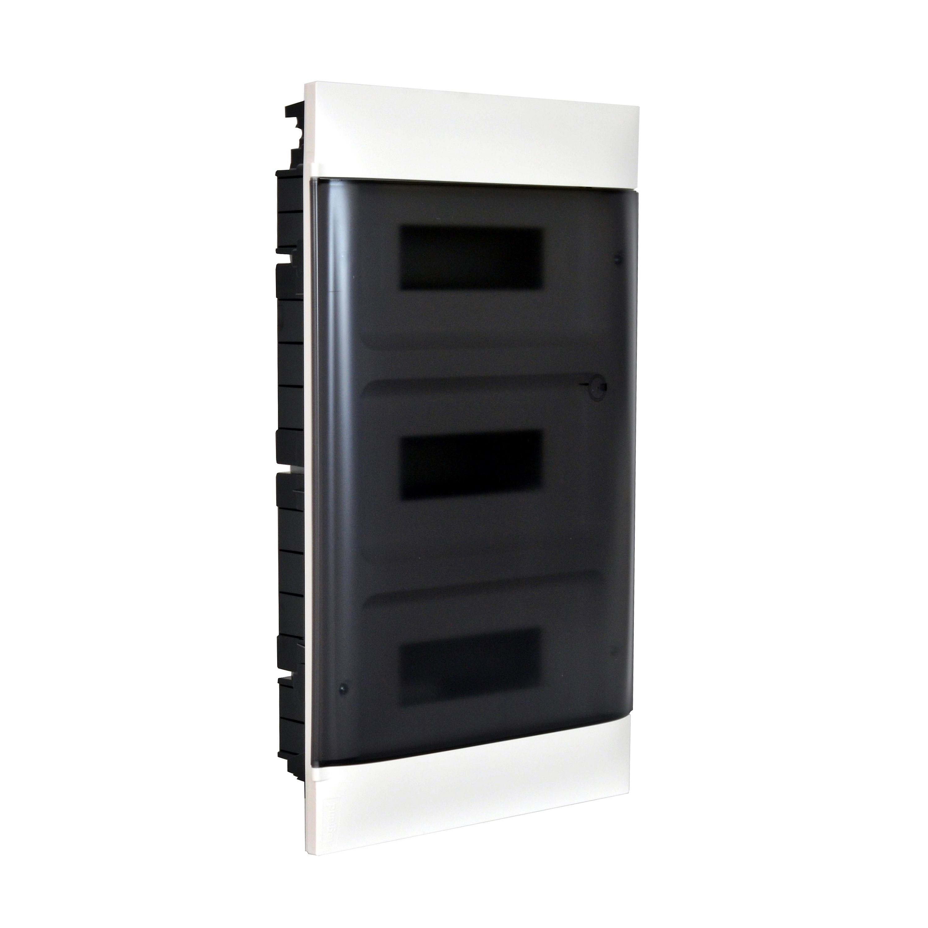 LEGRAND - Caja Empotrar Practibox S puerta transparente 3x12mod - para tabiques convencionales