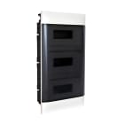 LEGRAND - Caja Empotrar Practibox S puerta transparente 3x12mod - para tabiques convencionales