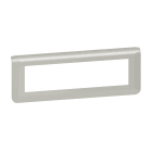 LEGRAND - Placa Mosaic - 8 módulos - Horizontal - Aluminio