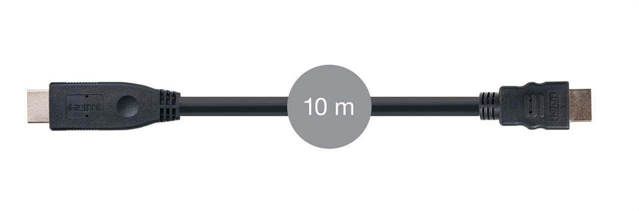 FONESTAR - Cable activo HDMI 2.0 de alta calidad y contactos dorados 10 metros