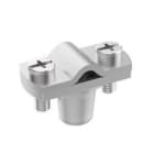 CIRPROTEC - Soporte acero galvanizado para cable 8-10mm con tirafondo para superficie metálica