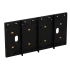 BTICINO - Living Now MYHOME COMANDOS DIGITALES Marco electrificado 4 módulos, negro