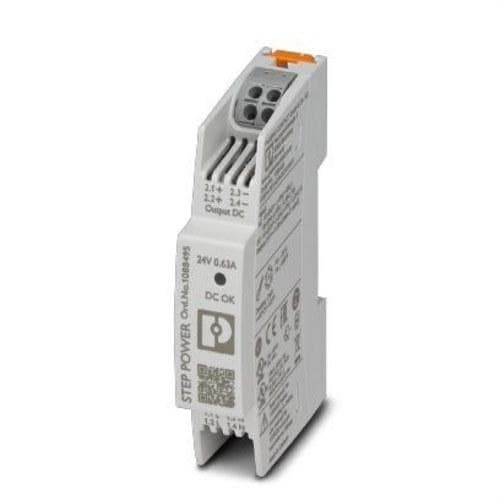 PHOENIX CONTACT - Alimentador de corriente STEP3-PS/1AC/24DC/0.63/PT