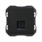 SIMON - Tapa SIMON 270 RJ45 sin conector negro mate