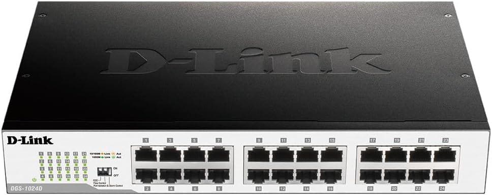D-LINK - D-LINK SWITCH NO GESTION 24P GIGA RACK 19"