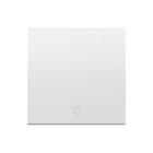 SIMON - Tecla individual para pulsador con grabado luz basculante blanco mate Simon 360
