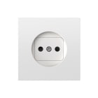 SIMON - Tapa para base de enchufe bipolar blanco mate Simon 360