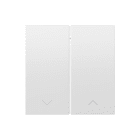 SIMON - Tecla doble para mecanismo de persianas pulsante blanco mate Simon 360